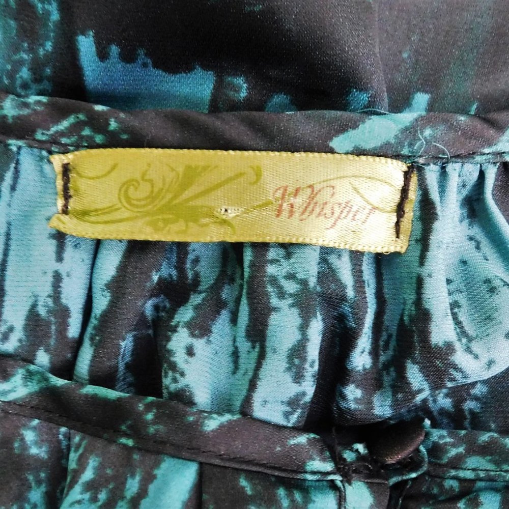 Whisper Women Dress Green Black L - Picture 6 of 7